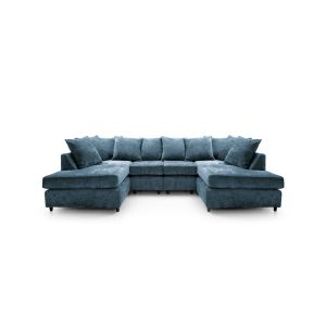 Harriet Crushed Chenille U-Shape Sofa