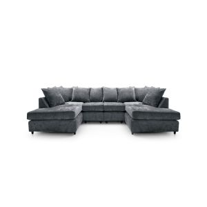Harriet Crushed Chenille U-Shape Sofa