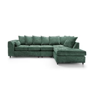 Harriet Large Crushed Chenille Corner Sofa
