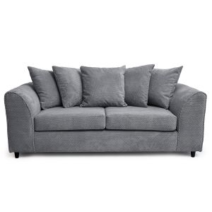 Jumbo Cord 3 Seater Sofa Grid-Textured