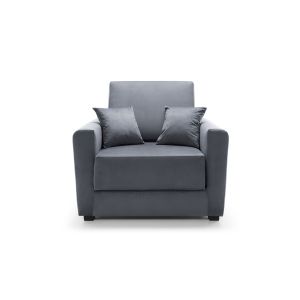 Olly Velvet Single Sofa Bed