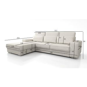 Phoenix Jumbo Cord Corner Sofa
