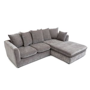 Lucas Water Repellent Velvet Chenille Corner Sofa