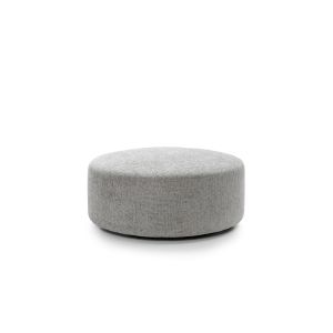 Ingrid Smart Linen Large Swivel Footstool