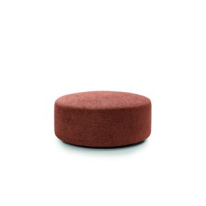 Ingrid Chenille Large Swivel Footstool