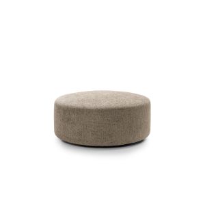 Ingrid Chenille Large Swivel Footstool