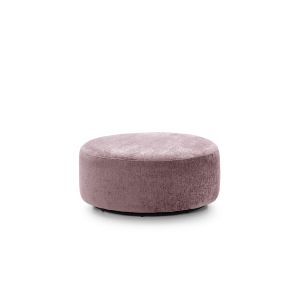 Harriet Crushed Chenille Large Swivel Footstool