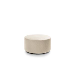 Chicago Quilted Velvet Swivel Footstool