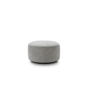 Ingrid Smart Linen Swivel Footstool