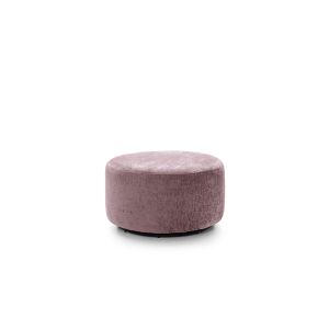 Harriet Crushed Chenille Swivel Footstool