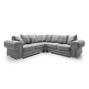 VERONA CHENILLE CORNER SOFA