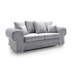 VERONA CRUSHED CHENILLE 3 SEATER SOFA