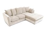 Lucas Water Repellent Velvet Chenille Corner Sofa