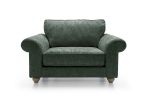 Ingrid Love Seat | Jungle Green