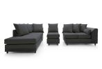 DYLAN PLUS LARGE CHENILLE CORNER SOFA
