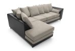 DYLAN PLUS LARGE CHENILLE CORNER SOFA