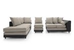 DYLAN PLUS LARGE CHENILLE CORNER SOFA