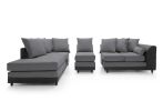 DYLAN PLUS LARGE CHENILLE CORNER SOFA
