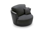 Dylan Chenille Swivel Chair