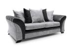 FARROW CRUSHED CHENILLE 3 SEATER SOFA