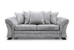 FARROW CRUSHED CHENILLE 3 SEATER SOFA
