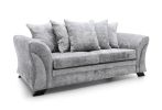 FARROW CRUSHED CHENILLE 3 SEATER SOFA