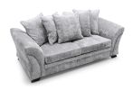 FARROW CRUSHED CHENILLE 3 SEATER SOFA
