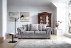 FARROW CRUSHED CHENILLE 3 SEATER SOFA