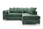 Harriet Crushed Chenille Corner Sofa