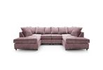 Harriet Crushed Chenille U-Shape Sofa