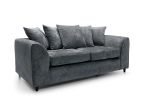 Harriet Crushed Chenille 3 Seater