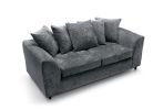 Harriet Crushed Chenille 3 Seater