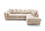Harriet Large Crushed Chenille Corner Sofa