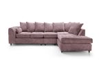 Harriet Large Crushed Chenille Corner Sofa