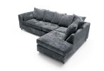 Harriet Large Crushed Chenille Corner Sofa
