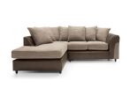 Harvey Cord Fabric Corner Sofa