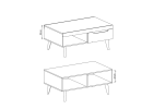 Nordi Coffee Table 107cm