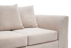 Jumbo Cord 2 Seater Sofa Grid-Textured