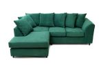 Jumbo Cord Corner Sofa Grid-Textured