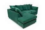 Jumbo Cord Corner Sofa Grid-Textured