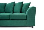 Jumbo Cord Corner Sofa Grid-Textured