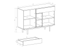 Inox Sideboard 125cm 