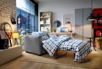 Olly Single Sofa Bed 