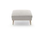 Harper Chenille Square Footstool