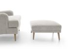 Harper Chenille Square Footstool