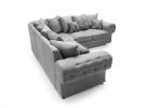 VERONA CHENILLE CORNER SOFA