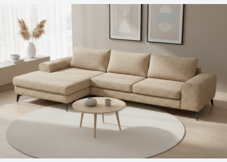 Venice Basket Weave Corner Sofa