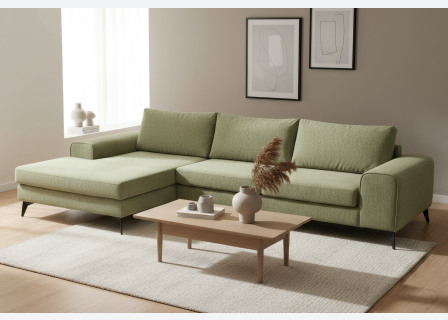 Venice Basket Weave Corner Sofa