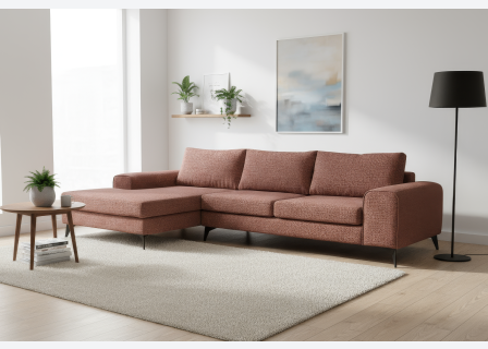 Venice Basket Weave Corner Sofa