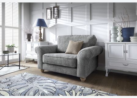 Ingrid Love Seat | Steel Grey